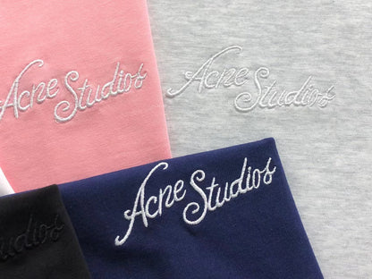 Camiseta Acne Studios Embroidered Script Logo