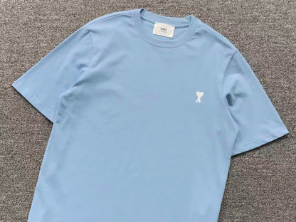 Camiseta AMI Paris Mini Heart Logo Minimal