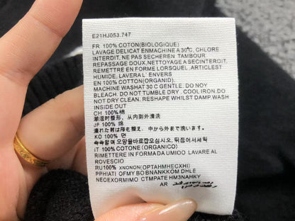 Suéter Cardigan AMI Paris Logo Embossed