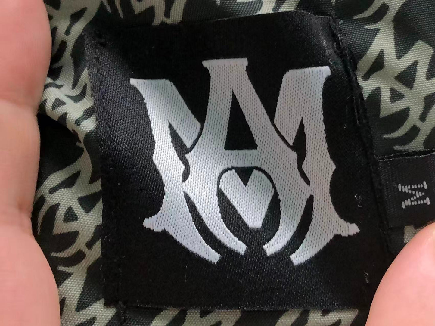 Jaqueta AMIRI Monogram Houndstooth Zip