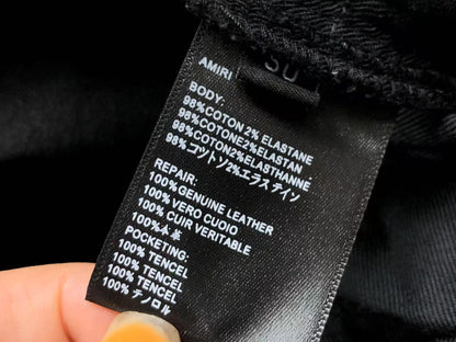 Calça AMIRI Stealth 22 Black Denim