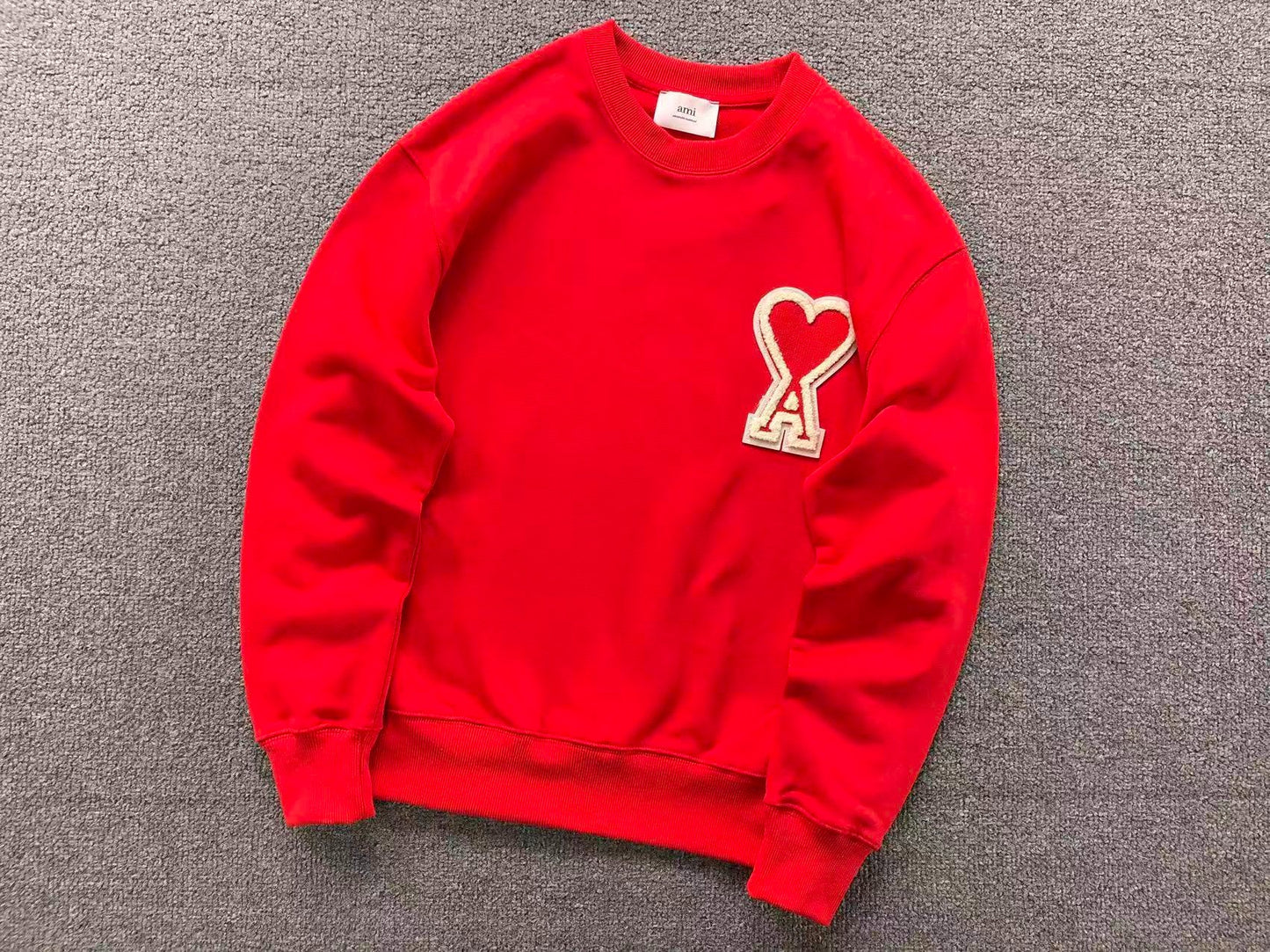 Moletom AMI Paris Ami de Cœur Crewneck Big Heart