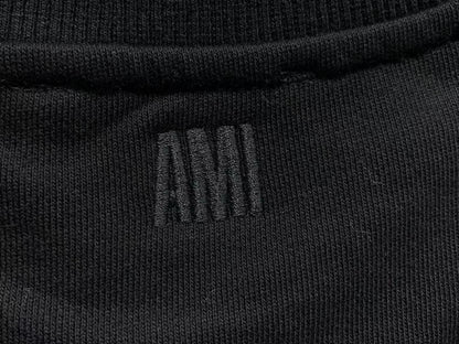 Moletom AMI Paris Logo Collegiate Crewneck