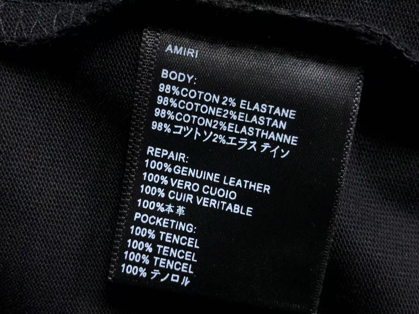 Camiseta AMIRI Rainbow Bandana Logo