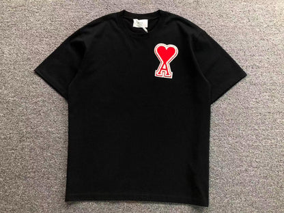 Camiseta AMI Paris Patch Logo Coração