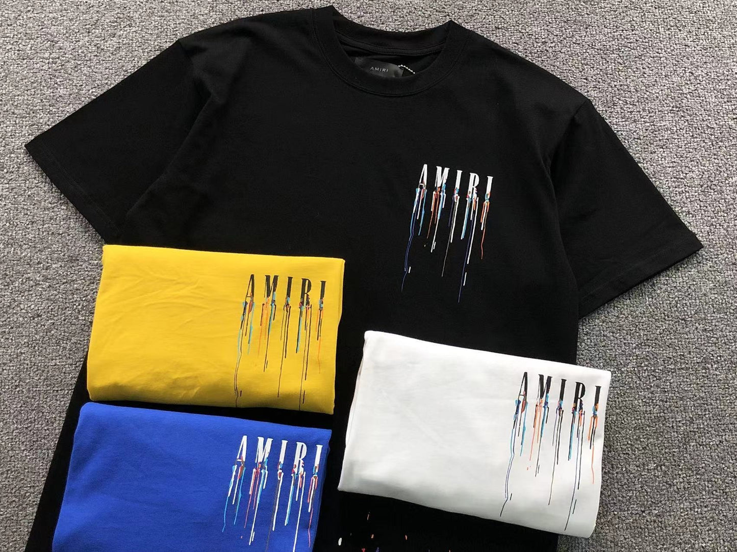 Camiseta AMIRI Drip Paint Logo