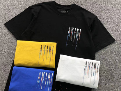 Camiseta AMIRI Drip Paint Logo