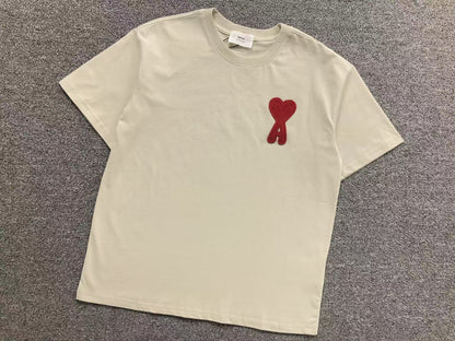 Camiseta AMI Paris Big Heart Patch Classic