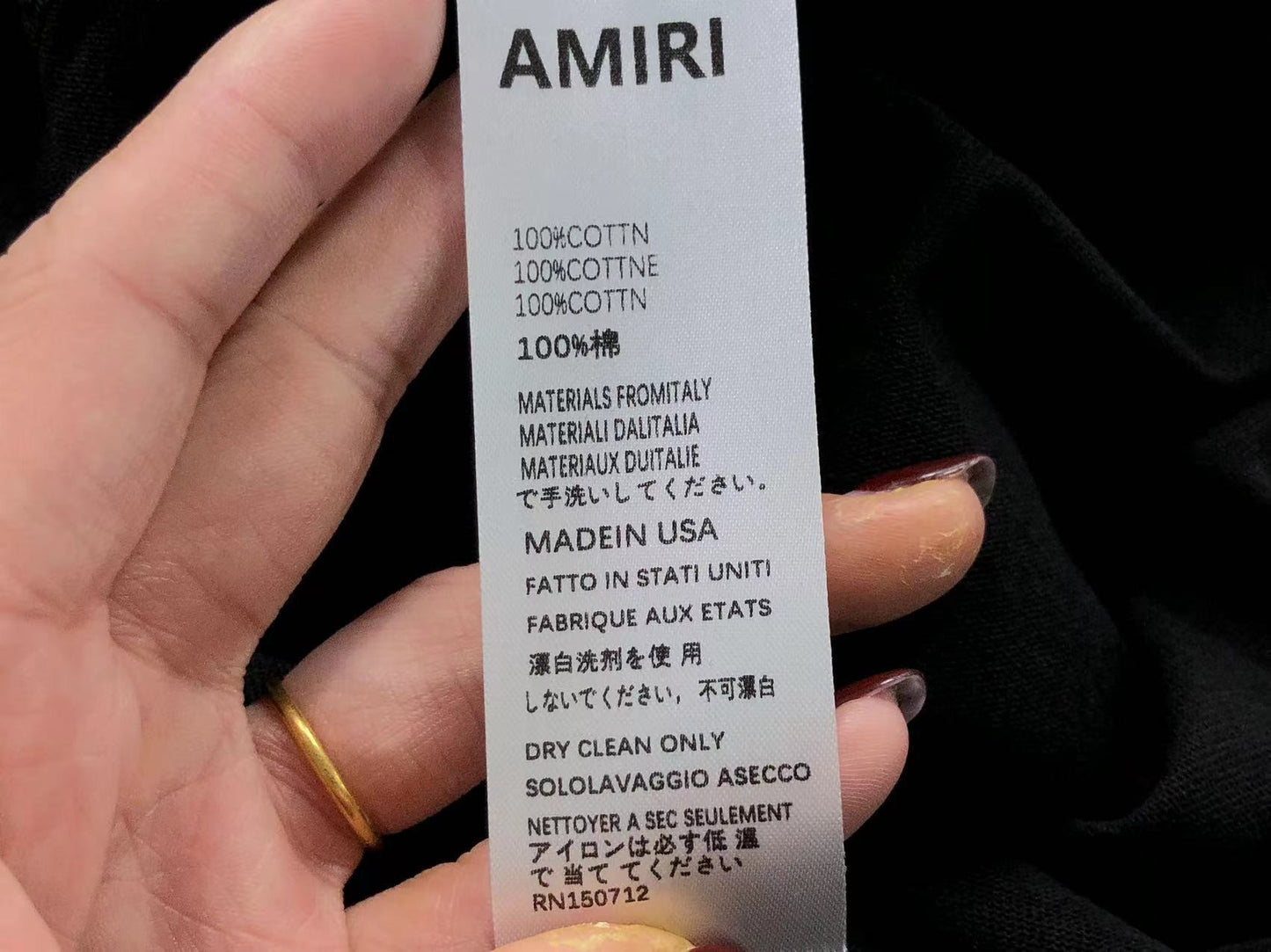 Camiseta AMIRI Arts District Label