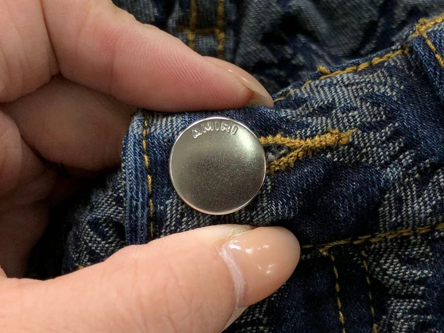 Calça AMIRI Monogram Cargo Denim