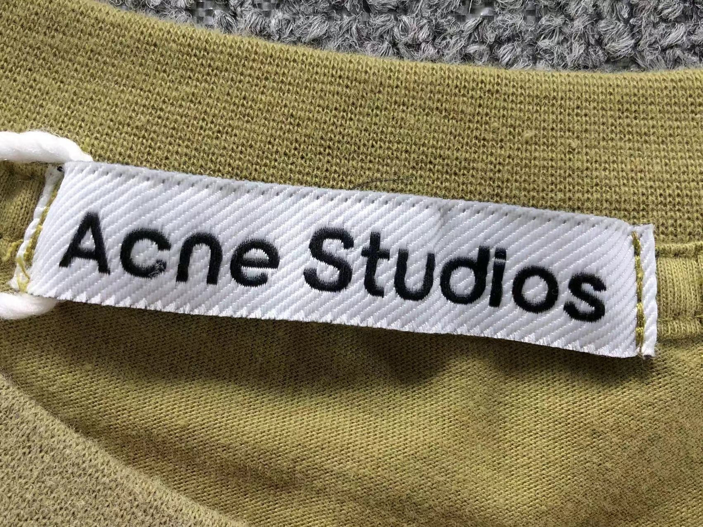 Camsieta Acne Studios Stockholm 1996 Rib Long Sleeve