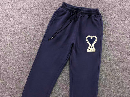 Calça Jogger AMI Paris Big Logo Heart Moletom
