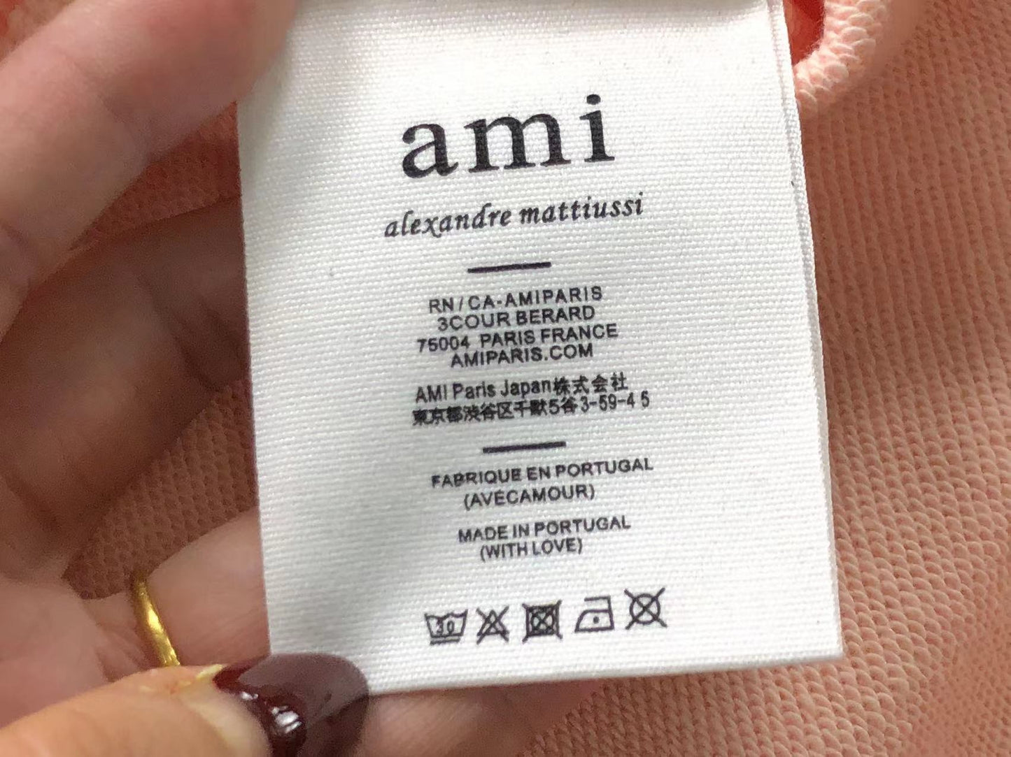 Moletom AMI Paris Crewneck Minimal