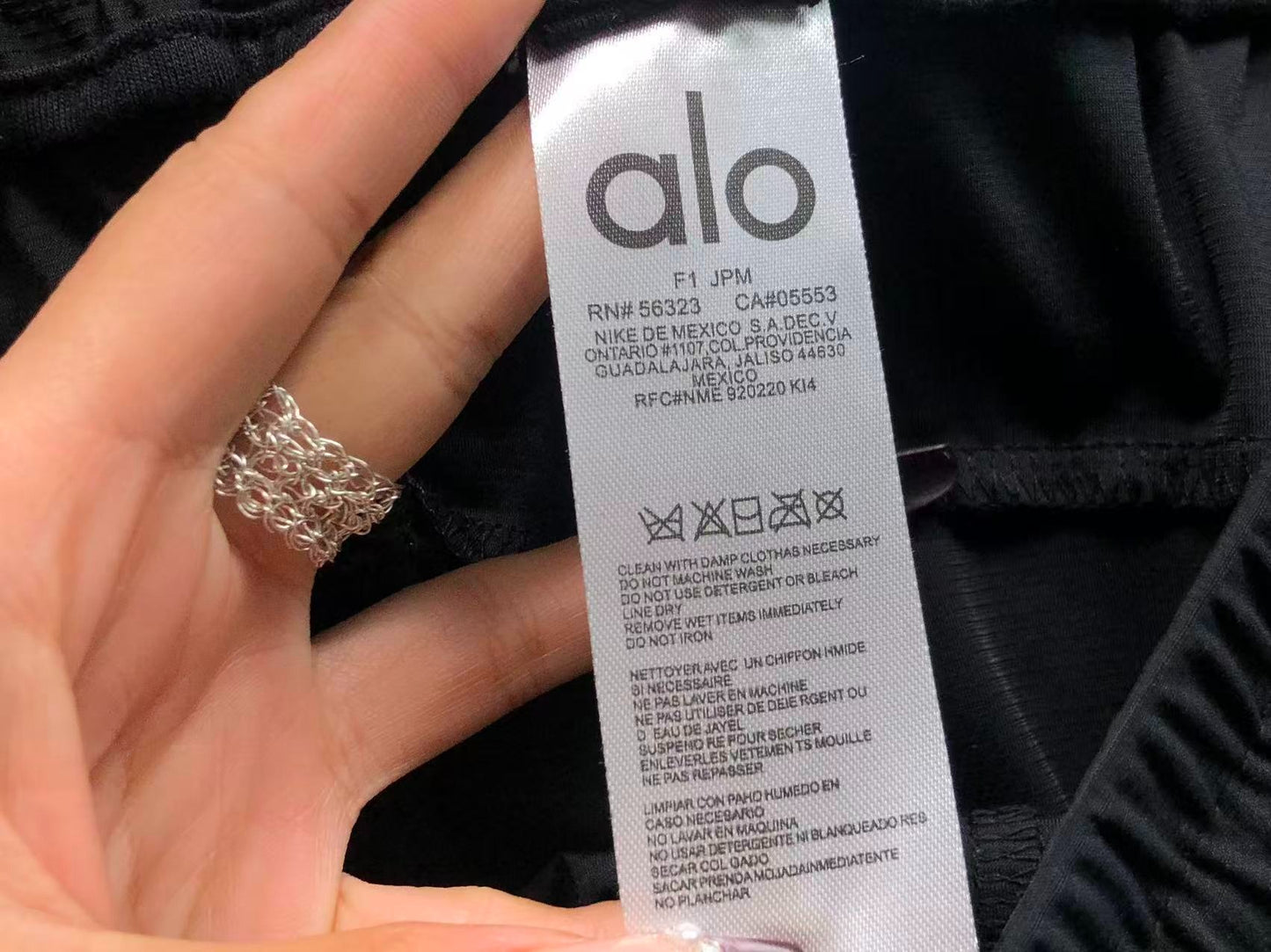 Calça elástica ALO moletom jogger