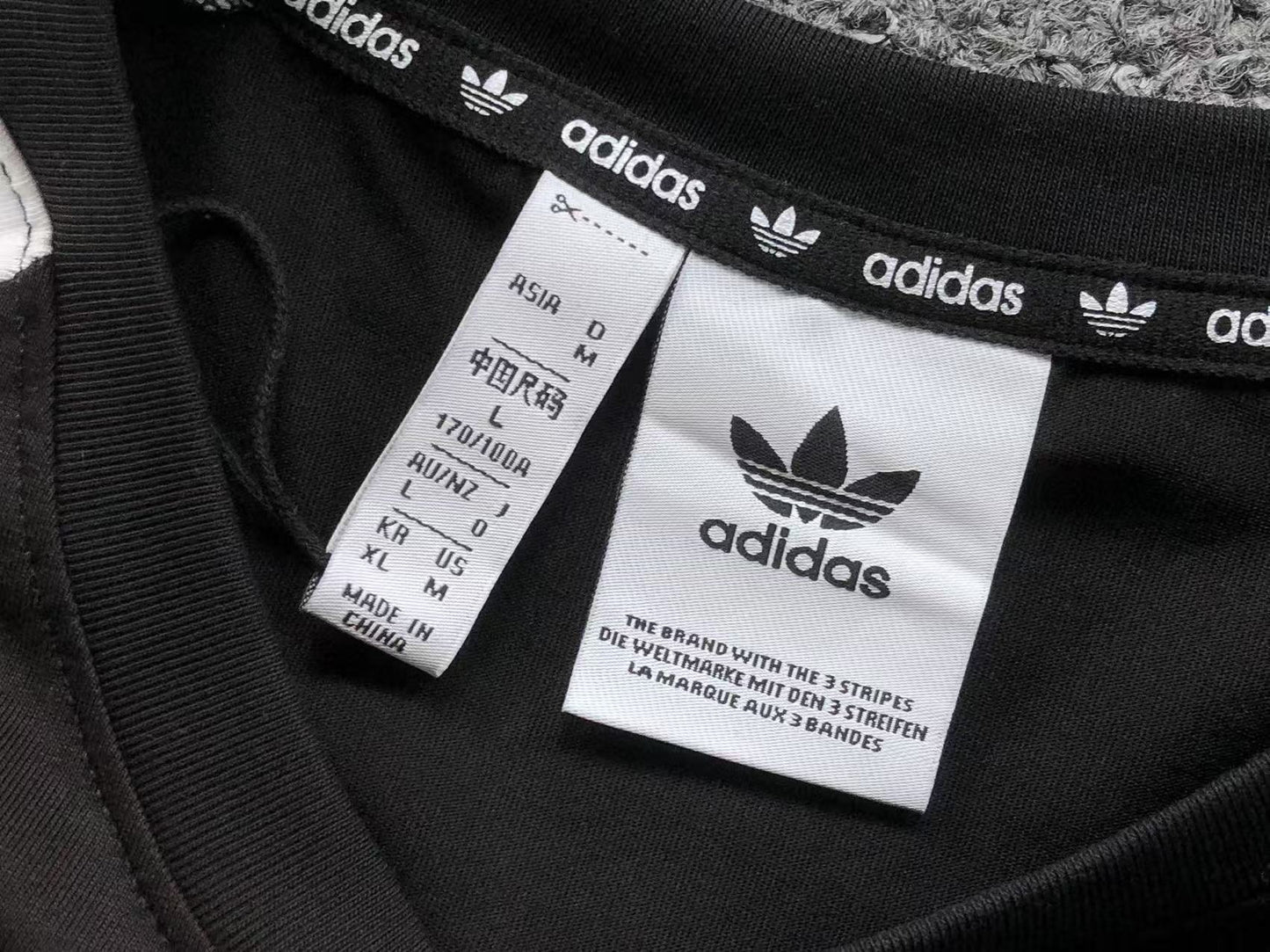 Camiseta Adidas Trefoil Raglan Contrast