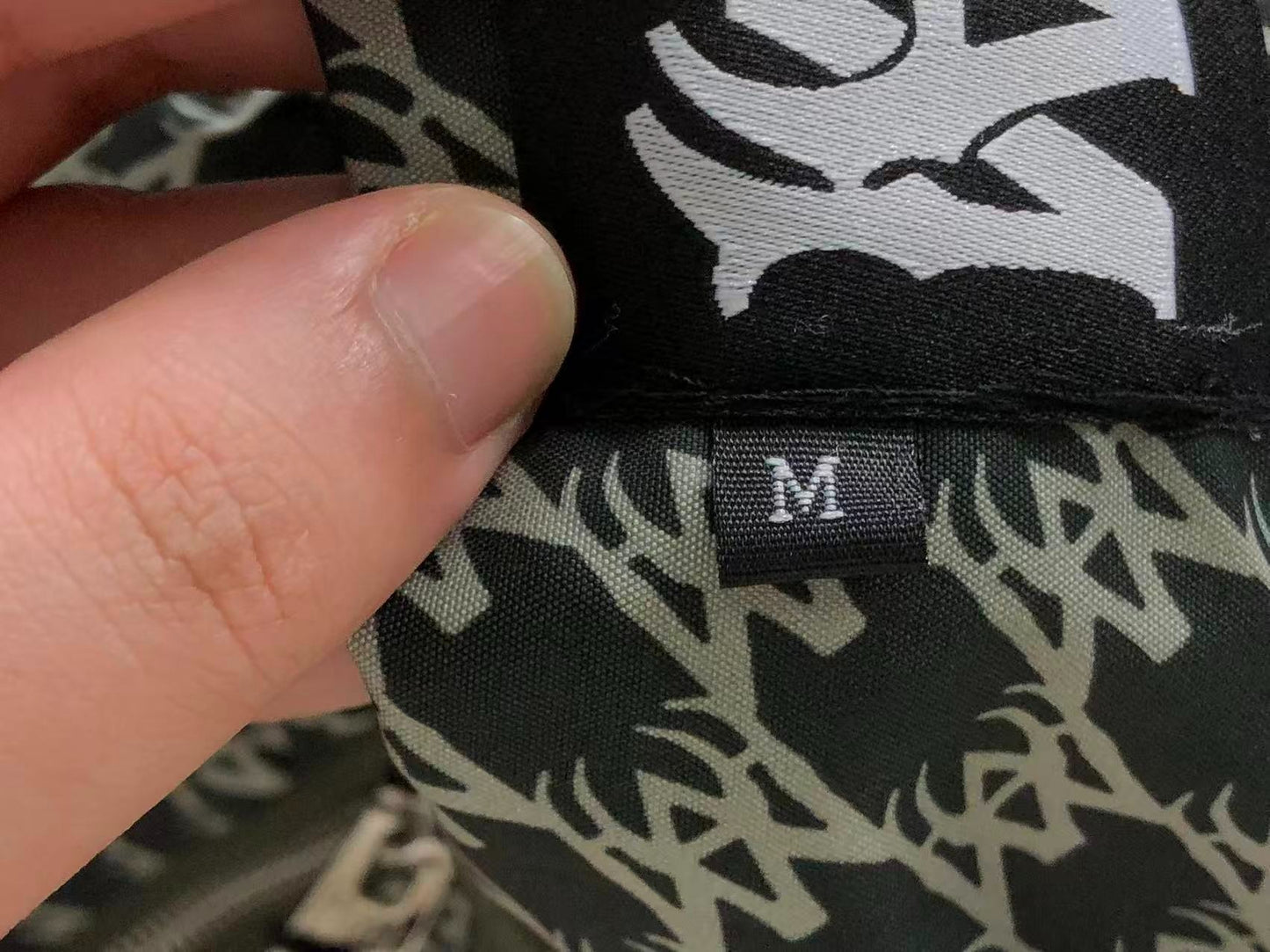 Jaqueta AMIRI Monogram Houndstooth Zip