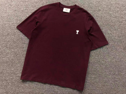 Camiseta AMI Paris Mini Heart Logo Minimal