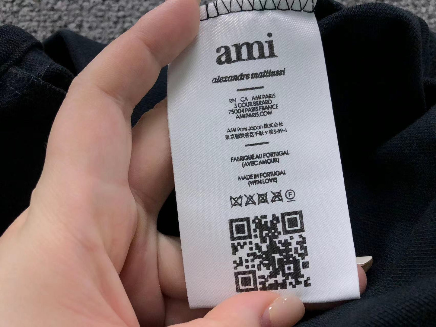 Camisa Polo AMI Paris Big Logo Patch