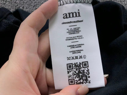 Camisa Polo AMI Paris Big Logo Patch