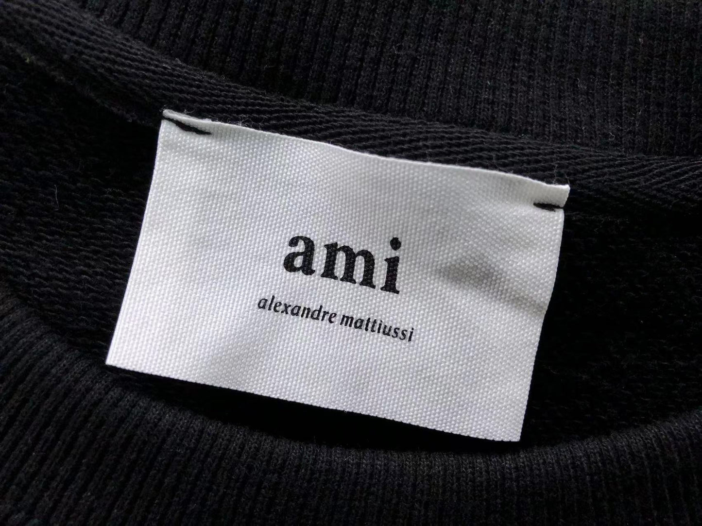 Moletom AMI Paris Varsity Logo Crewneck