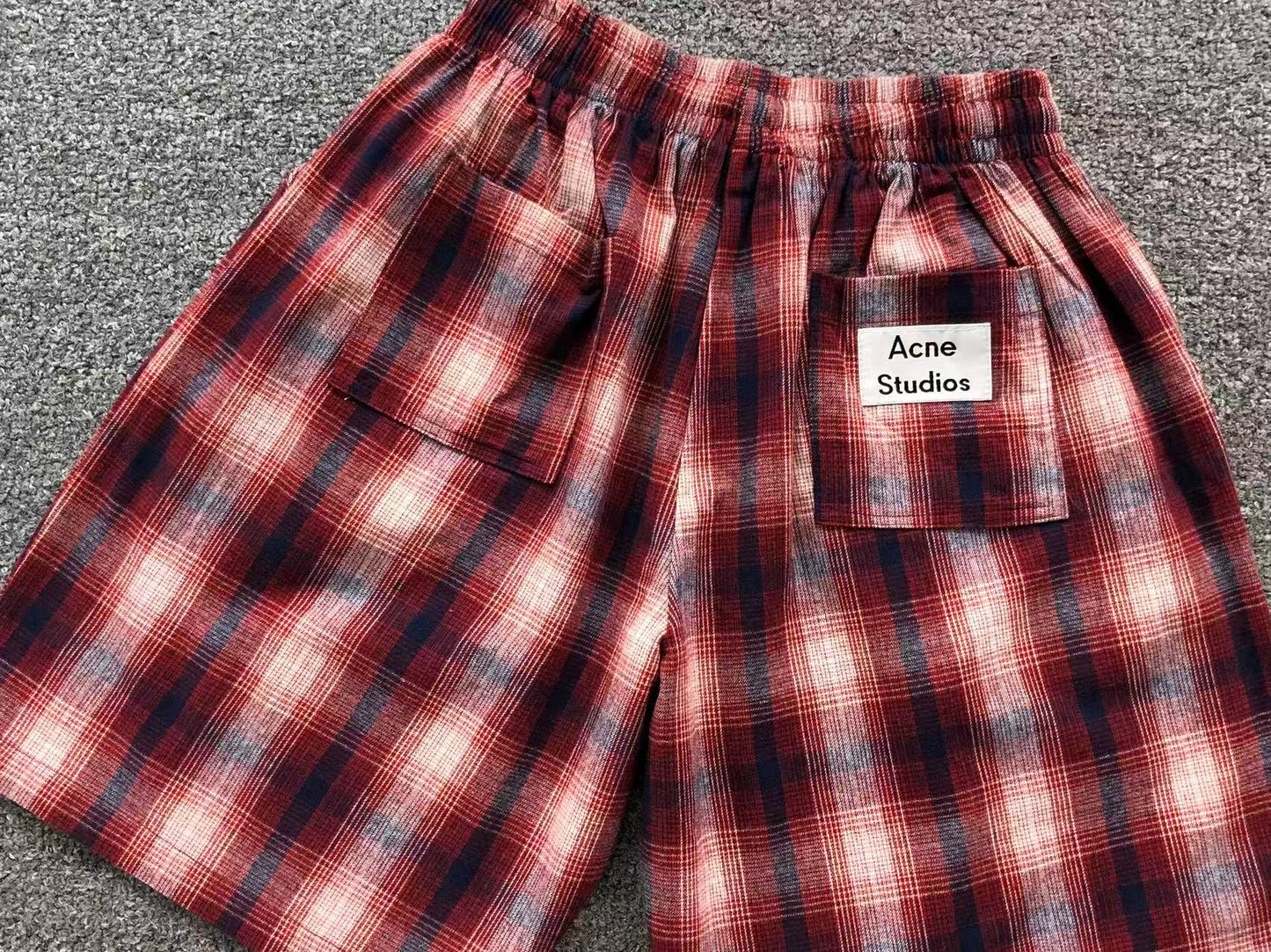 Conjunto Acne Studios Flannel Checkered set