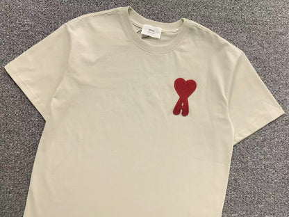 Camiseta AMI Paris Big Heart Patch Classic