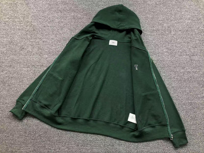 Moletom AMI Paris Ami de Cœur Zip Hoodie