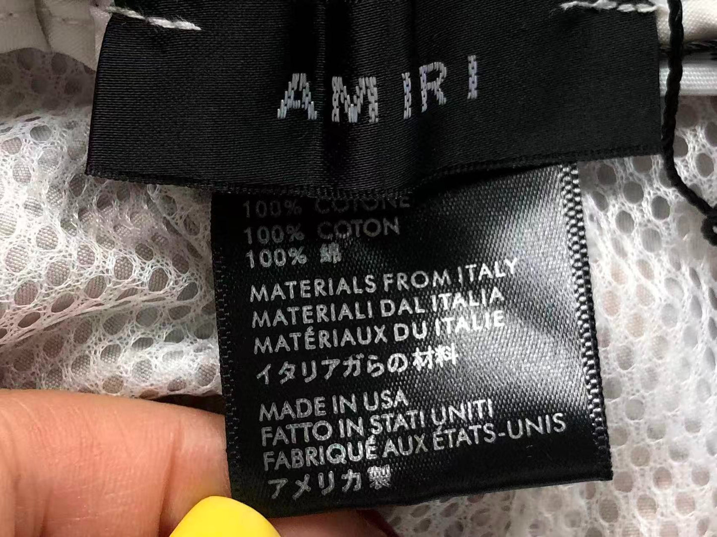 Conjunto AMIRI Resort Luxury Monogram