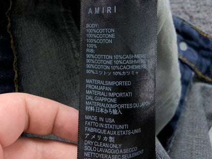 Calça AMIRI Vintage Logo Dark Denim