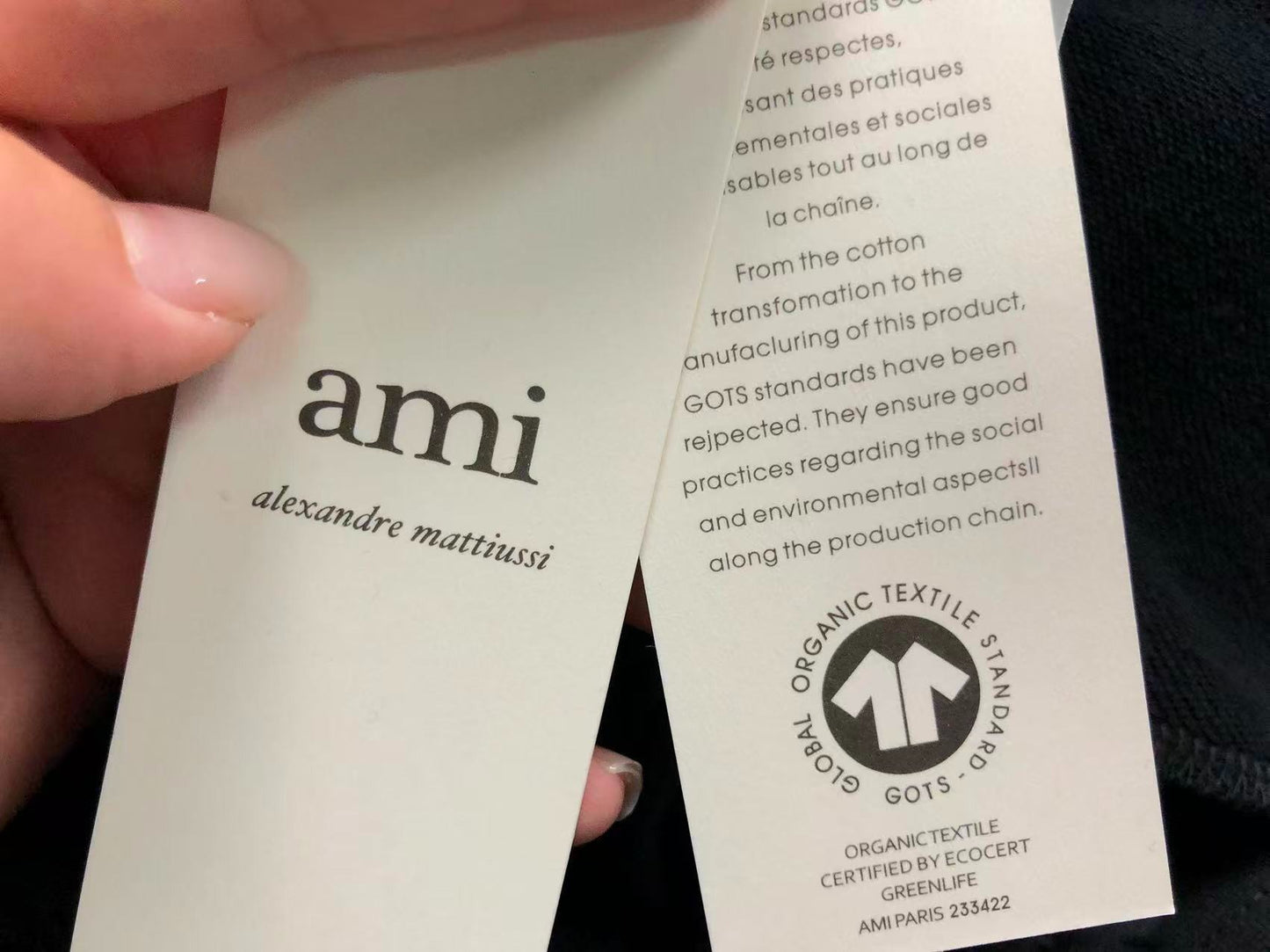 Short AMI Paris Pocket Heart Logo