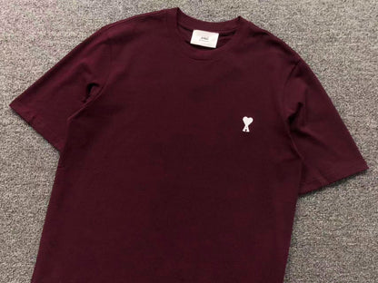 Camiseta AMI Paris Mini Heart Logo Minimal
