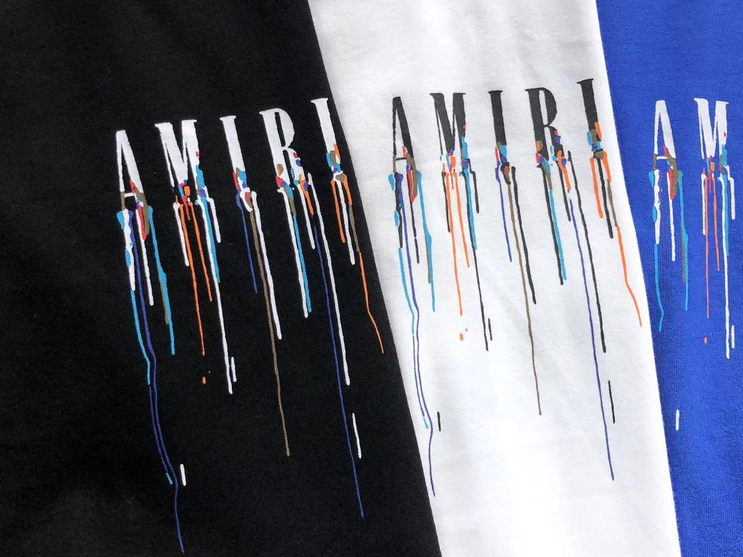 Camiseta AMIRI Drip Paint Logo