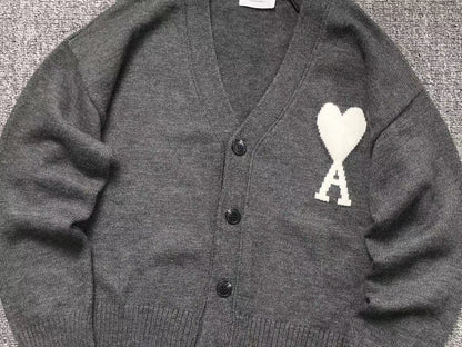 Suéter Cardigan AMI Paris