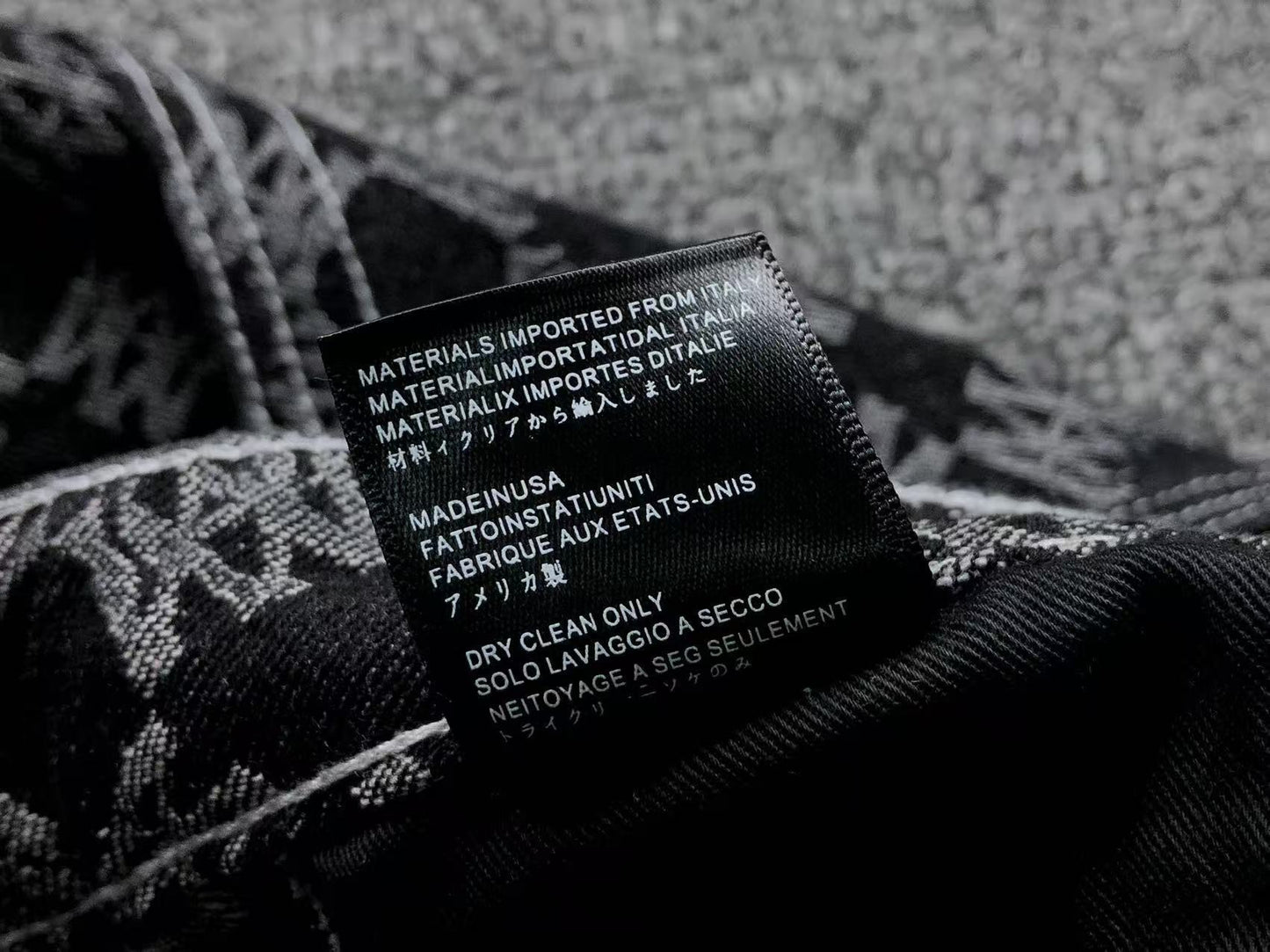 Calça AMIRI Monogram Cargo Denim