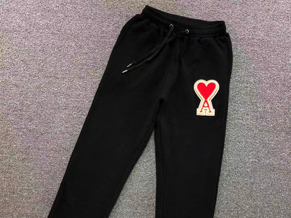 Calça Jogger AMI Paris Big Logo Heart Moletom
