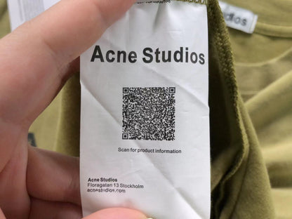 Camsieta Acne Studios Stockholm 1996 Rib Long Sleeve