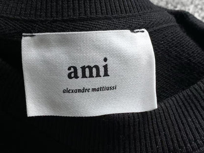 Moletom AMI Paris Logo Collegiate Crewneck