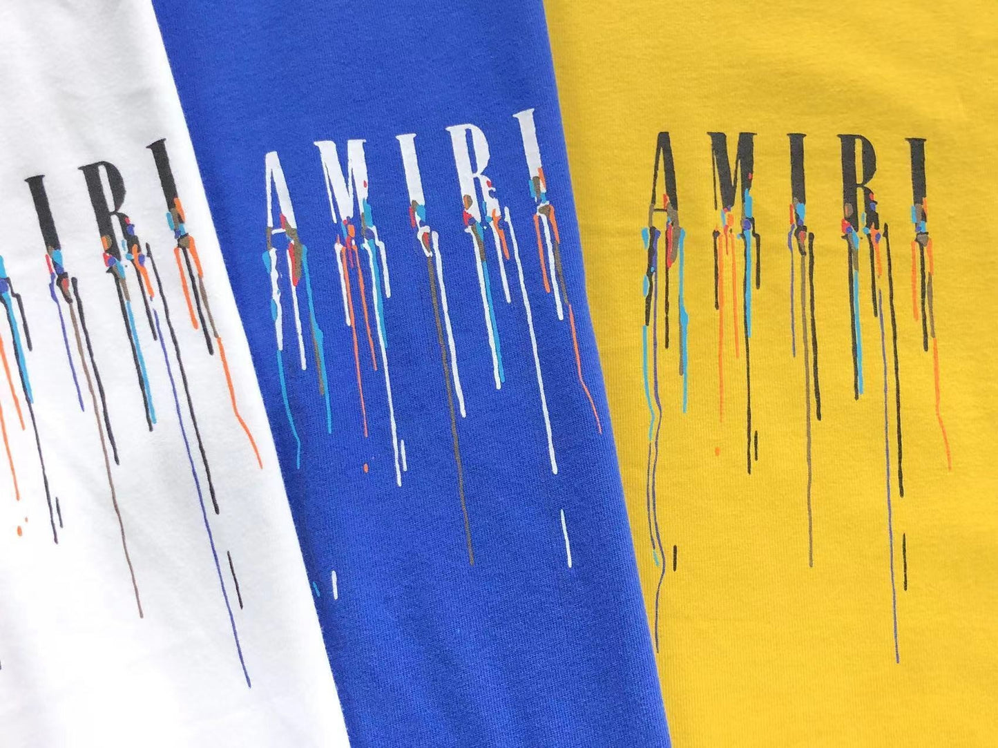 Camiseta AMIRI Drip Paint Logo