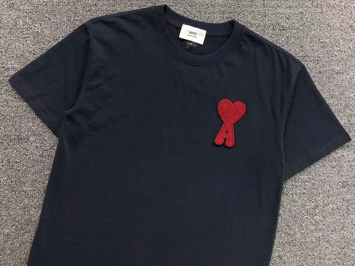 Camiseta AMI Paris Big Heart Patch Classic