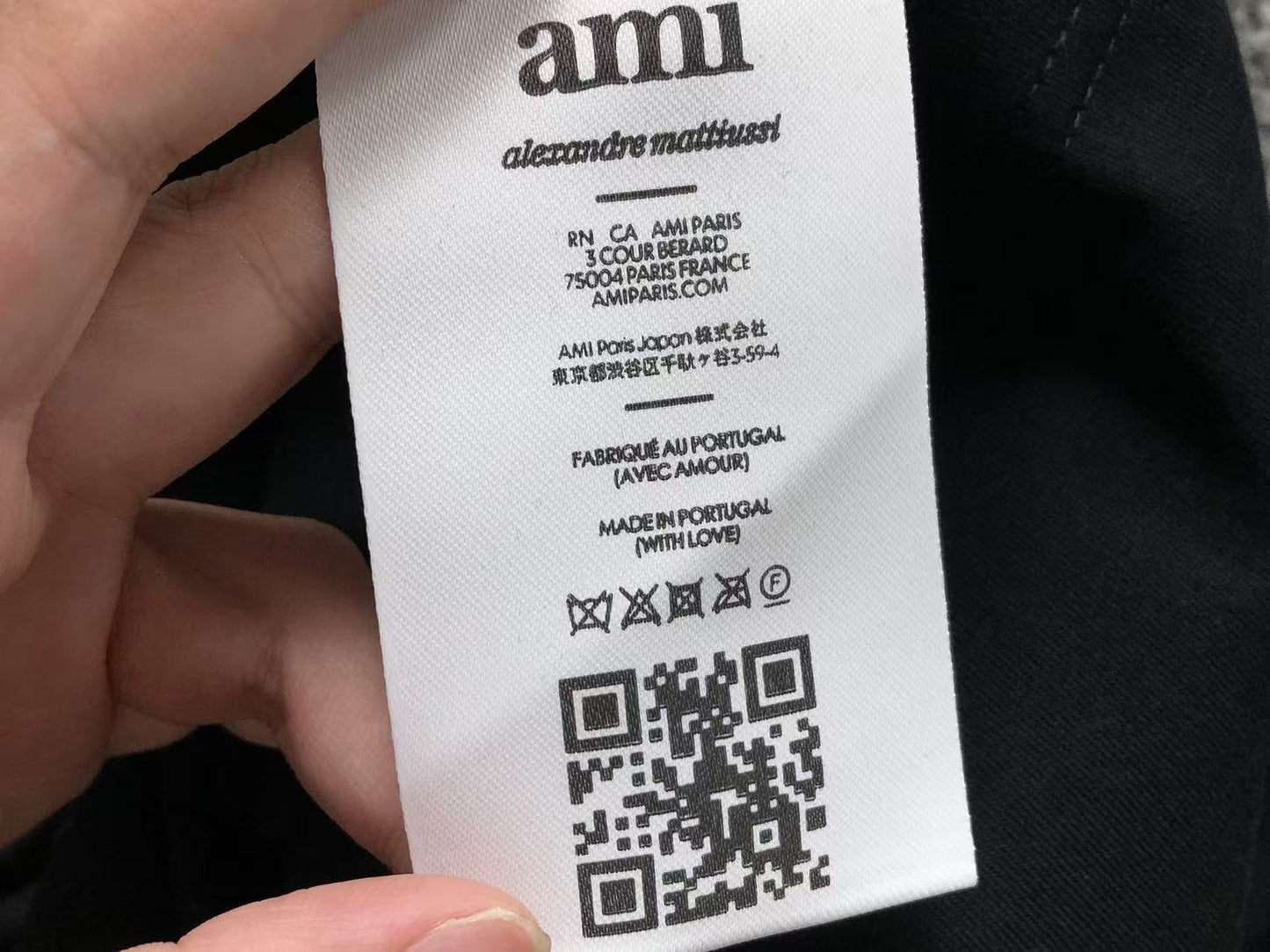 Camiseta AMI Paris Big Logo