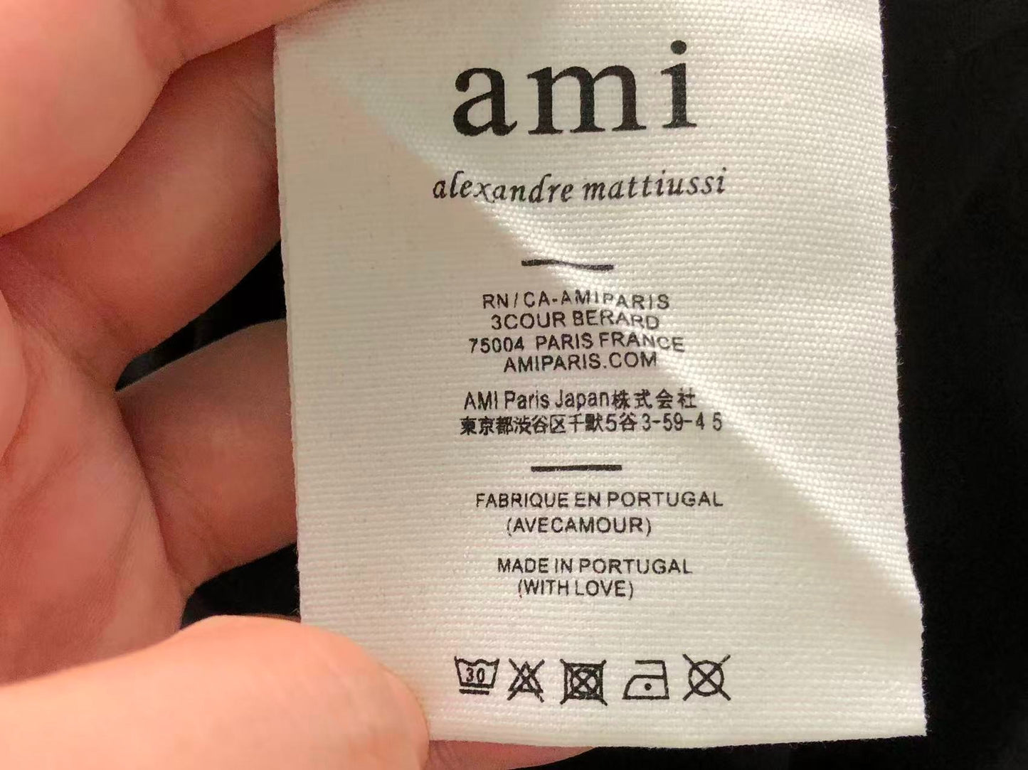 Camiseta AMI Paris Big Heart Logo Classic