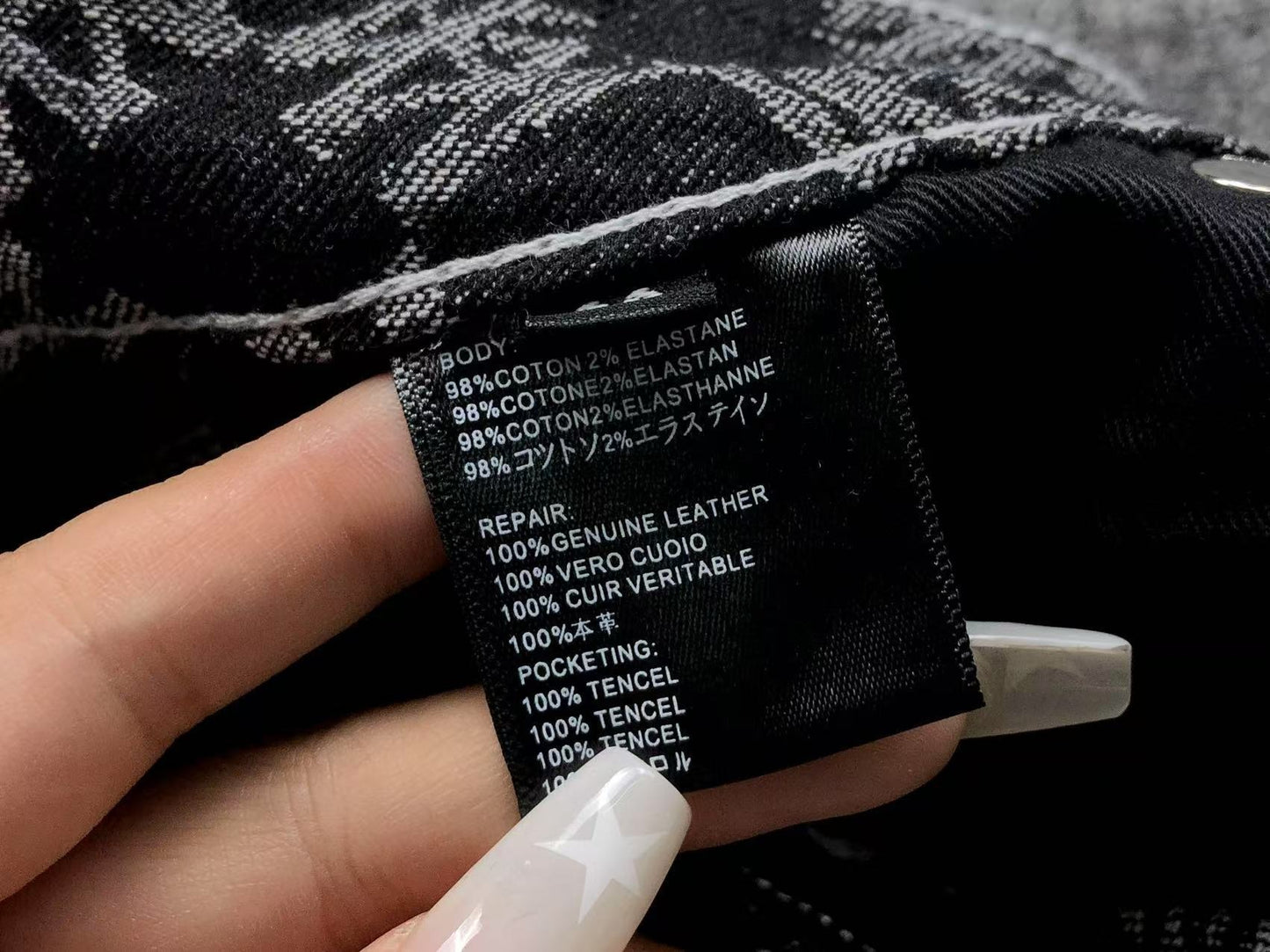 Calça AMIRI Monogram Cargo Denim