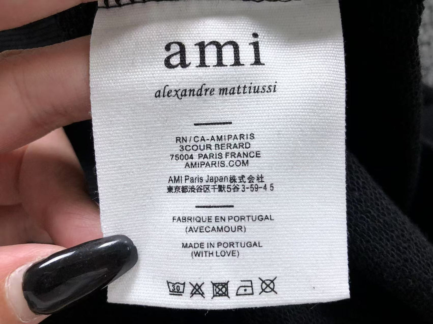 Moletom AMI Paris Bubble Logo Crewneck