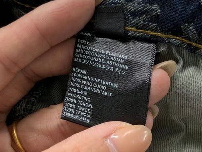 Calça AMIRI Monogram Cargo Denim