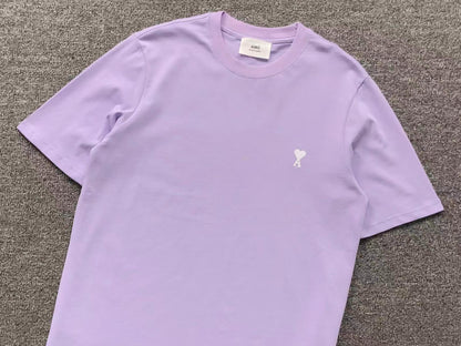 Camiseta AMI Paris Mini Heart Logo Minimal