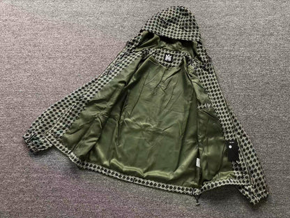 Jaqueta AMIRI Monogram Houndstooth Zip