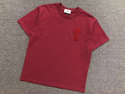 Camiseta AMI Paris Big Heart Patch Classic