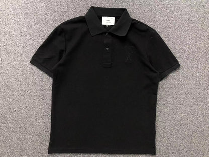 Camisa Polo AMI Paris Big Heart Logo Classic