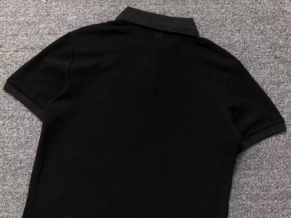 Camisa Polo AMI Paris Mini Heart Logo Classic