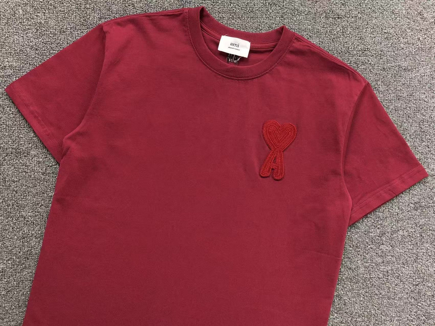 Camiseta AMI Paris Big Heart Patch Classic
